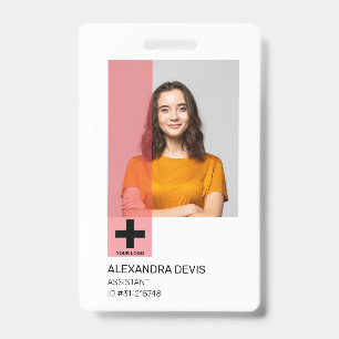 Personalised Professional Employee Logo & Photo ID Badge