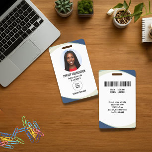 Personalised Professional Employee Photo ID Badge