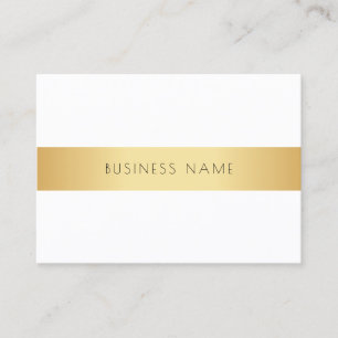 Personalised Professional Modern Elegant Gold Business Card