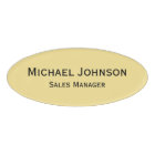 Personalised Professional Rich Faux Gold Magnetic