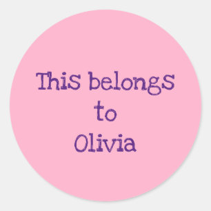 Personalised Property Stickers