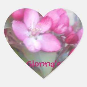 Personalised Property Sticker's Hearts Heart Sticker