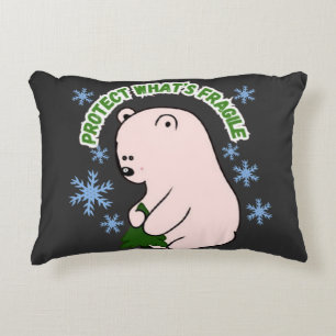 Personalised Protect What's Fragile Decorative Cushion