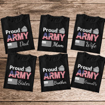 Personalised Proud Army Family Dad