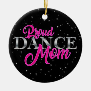 Personalised Proud Dance Mum Ceramic Ornament