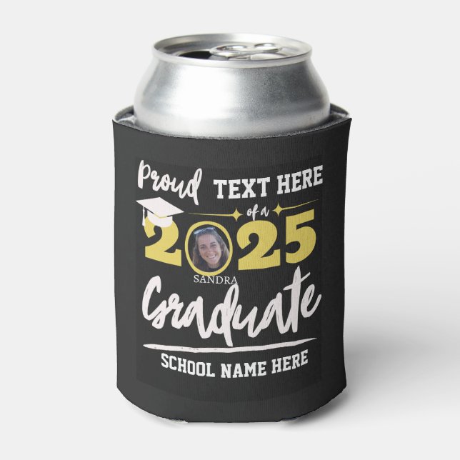 Personalised Proud Family Graduation Class of 2025 Can Cooler (Can Front)