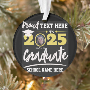 Personalised Proud Family Graduation Class of 2025 Ornament