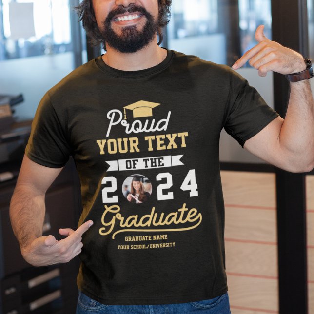 Personalised Proud Family Matching Graduation T-Shirt (Creator Uploaded)