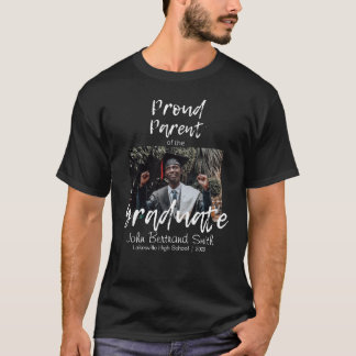 Personalised Proud Parent of Graduate Student T-Shirt