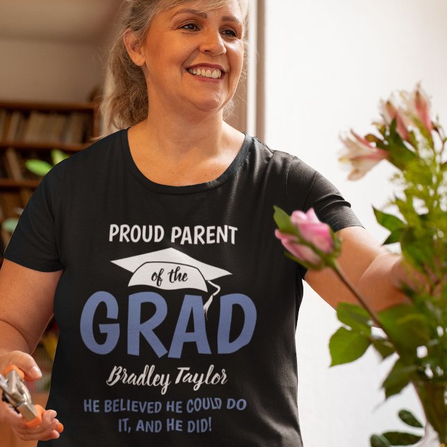 Personalised Proud Parent of the GRAD!  T-Shirt (Creator Uploaded)