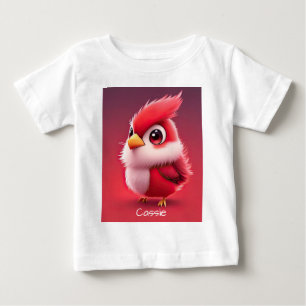 Personalised  Proud Red Cardinal Baby T-Shirt