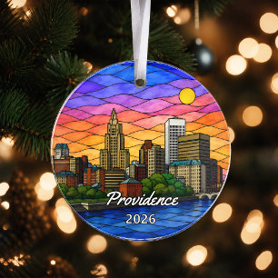 Personalised Providence Acrylic Ornament, Custom R Ornament