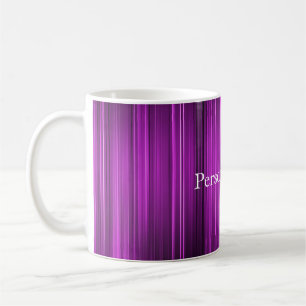 Personalised Psychedelic Purple Coffee Mug