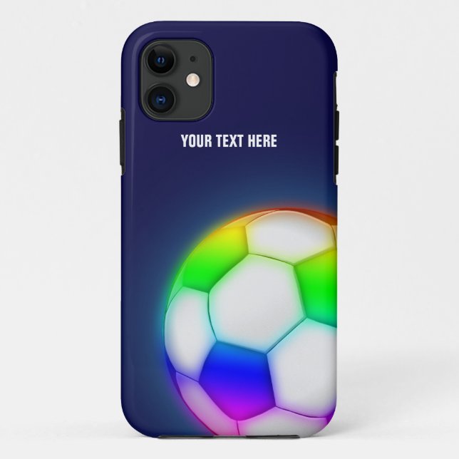 Personalised Psychedelic Soccer Case-Mate iPhone Case (Back)