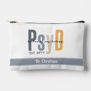 Personalised PsyD Doctor of Psychology Graduation Accessory Pouch