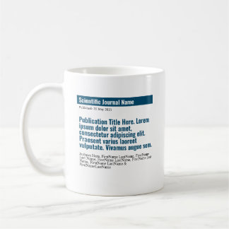 Personalised Publication Classic 15oz Mug - Blue