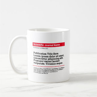 Personalised Publication Classic Mug - Red