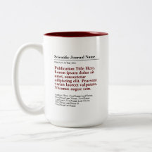 Personalised Publication Two-Tone 15oz Mug - Red