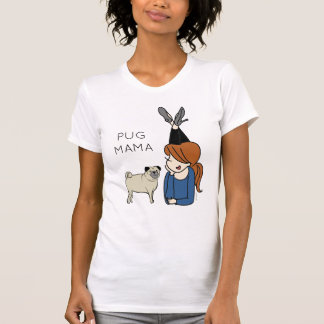 Personalised Pug Mama  T-Shirt