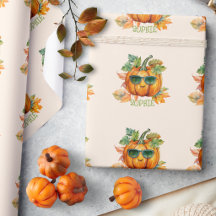 Personalised Pumpkin Autumn Halloween Gift
