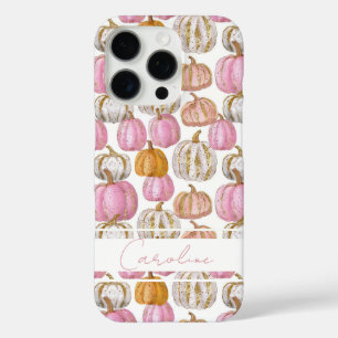 Personalised Pumpkin Pattern iPhone 16 Pro Case