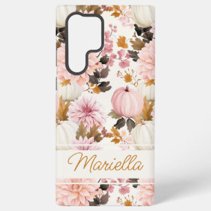 Personalised Pumpkin Pattern Samsung Galaxy Case
