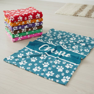 Personalised Puppy Blanket   Dog Lover Gift