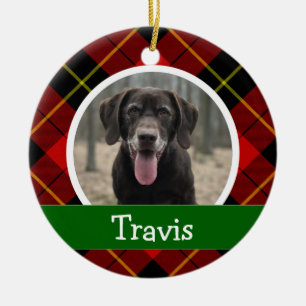 Personalised Puppy Dog Pet Photo Ceramic Ornament
