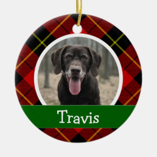 Personalised Puppy Dog Pet Photo Ceramic Ornament