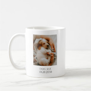 Personalised Puppy Photo Dog Established Coffee Mug