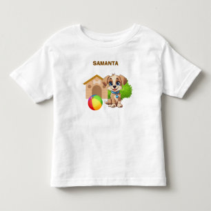 Personalised Puppy Toddler T-Shirt