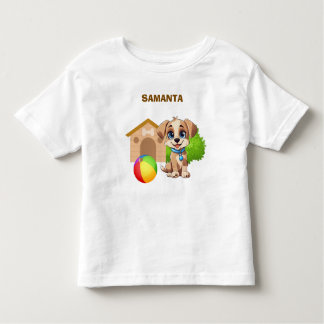 Personalised Puppy Toddler T-Shirt