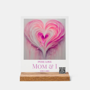 Personalised "Pure Love" Mum and I Acrylic Sign