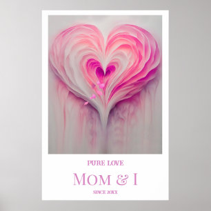 Personalised "Pure Love" Wall Art - Mum and I