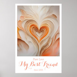 Personalised "Pure Love" Wall Art - My Best Friend