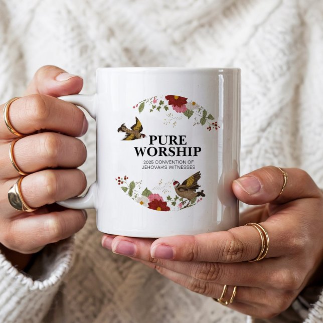 Personalised Pure Worship 2025 Convention JW Gifts Coffee Mug (Creator Uploaded)