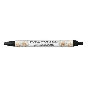 Personalised Pure Worship 2025 JW Convention Black Ink Pen