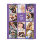 Personalised Purple 11 Photo Collage