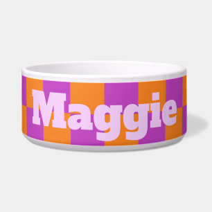 Personalised Purple and Orange Halloween Pet