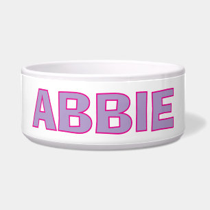 Personalised Purple and Pink Pet