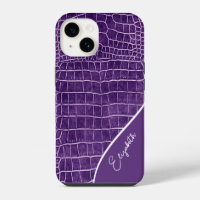 Personalised Purple Crocodile