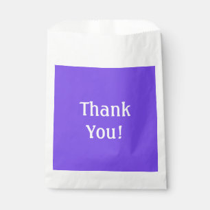 Personalised Purple Favour Bag