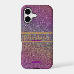 Personalised Purple Glitter Faux Foil Confetti