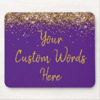Personalised Purple Gold Assistant Birthday Gift