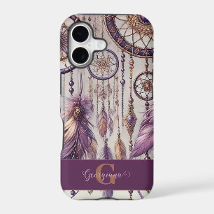 Personalised Purple & Gold Boho Dreamcatchers