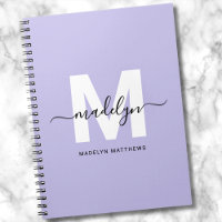 Personalised Purple Initial Monogram