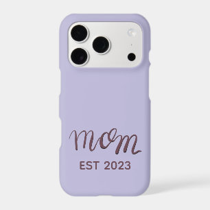 Personalised Purple Mum iPhone Case   Custom Est. 