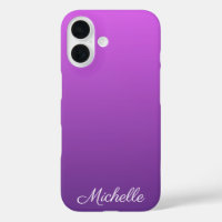 Personalised purple ombre