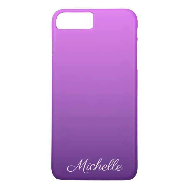 Personalised purple ombre Case-Mate iPhone case (Back)