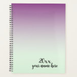 Personalised Purple Ombre Planner Notebook<br><div class="desc">Personalised Purple Ombre Planner Notebook</div>